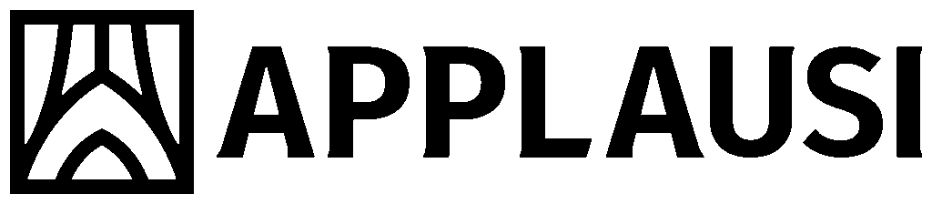 Logo Applausi Horizontal Preto PNG